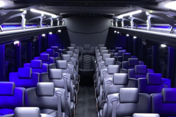 Rialto Charter Bus Interior
