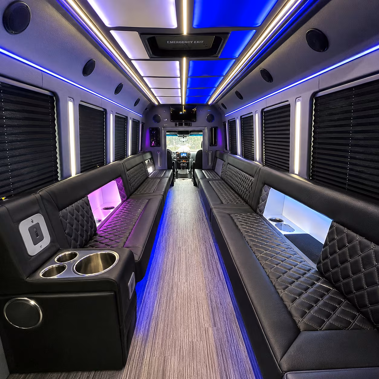 rialto party bus rentals inside
